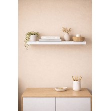 Mobilyacın Tekli Duvar Rafı - Uçan Raf Gizli Raf Beyaz