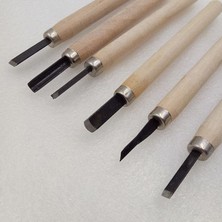 SHC4200 Ağaç Oyma Seti 6 Parça - Iskarpela Seti