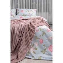 La Notte Tek Kişilik Battaniye Gül Kurusu