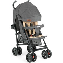 NessiWorld Strong Baston Bebek Arabası Antrasit Siyah