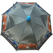 Marka Skybelt 66 cm Kılıflı Bardaklı Çocuk Şemsiyesi SKY-202-MAVI Araba
