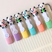 Çılgıntrend Panda Figürlü Renkli Keçeli Kalem Seti – Çocuklar Için Eğlenceli ve Güvenli Boyama Kalemleri