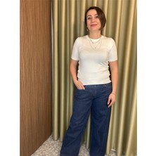 Pantolon Jean Simli (Geniş Kalıp 1 Beden Küçük Sipariş Verilmeli)