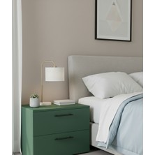 Alteks Dekor Modern 2 Çekmeceli Komodin – Minimal Tasarım, Yatak Odası Komidini