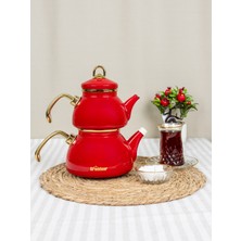 UltraMint Şık Emaye Mini Çaydanlık, Sağlıklı ve Dayanıklı Tasarım