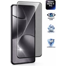 Tech&bello accessories Redmi Note 9 Pro Hayalet Ekran Koruyucu Cam Tam Kaplayan Anti Statik Çizilmeye Dayanıklı