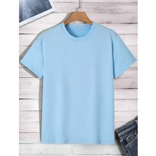 Risil-Nu Company Yeni Sezon Unisex 30/1 Penye Kumaş Oversize Rahat Kesim T-Shirt