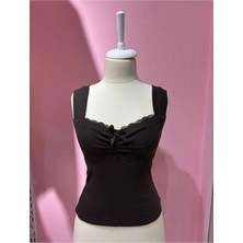 İsra Ayyıldız Moonstar Collection Kalın Askılı Pinterest Tam Boy Coquette Bluz