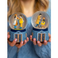 PremiumPort Işıklı Müzikli Püskürtmeli Kış Masalı Kar Küresi 16X12 cm