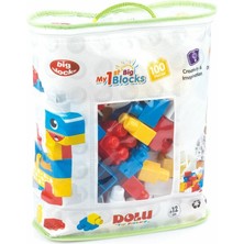 NessiWorld 5020 Oyuncak Baskılı Torbada Büyük Bloklar 100 Parça