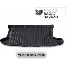 Elorcar Toyota Yarıs Iı  2005 - 2010 3D Bagaj Havuzu