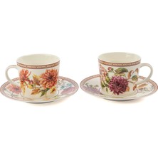 Es Dekor Bellora 2li Çay Fincan Seti 220CC Butik Mutfak