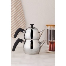 UltraMint Mini Indüksiyon Tabanlı Paslanmaz Çaydanlık, Şık ve Dayanıklı Tasarım