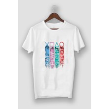 Risil-Nu Company Unisex Yeni Sezon Beyaz Dijital Baskılı Oversize T-Shirt