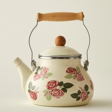 UltraMint 2 Lt Rose Emaye Demlik Krem, Şık ve Dayanıklı Çay Demliği