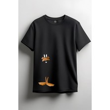 Risil-Nu Company Yeni Sezon Erkek-Kadın Oversize Tişört-Komik Çizgi Karakter Tasarımlı Rahat Stil