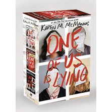 Delacorte Press One Of Us Is Lying Series Paperback Boxed Set: One Of Us Is Lying; One Of Us Is Next; One Of Us Is B