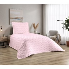 D'niss Home Zikzak Desenli 2 Parça Tek Kişilik Yatak Örtüsü