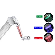 Veralya Renk Değiştiren LED Işıklı Tasarruflu Tazyikli Duş Başlığı