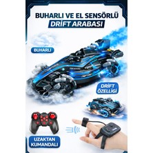 Yıldırım Oyuncak Uzaktan Kumandalı Bilek Sensörlü Buhar Atabilen LED Işıklı Drift Atabilen Çok Yönlü Yarış Arabası