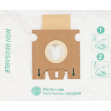 Hoover H82 Pure Epa Mikrofiber Toz Torbası (4'lü Paket)