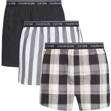 Calvin Klein Erkek Siyah Calvin Klein Slım Fıt Boxer 3pk Erkek Siyah Boxer Set