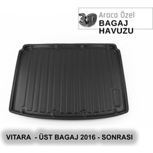 Elorcar Suzukı Vıtara  - Üst Bagaj 2016 - Sonrası 3D Bagaj Havuzu