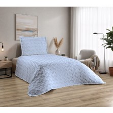 D'niss Home Zikzak Desenli 2 Parça Tek Kişilik Yatak Örtüsü