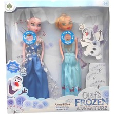 Brother Toys Karlar Ülkesi Frozen Müzikli Elsa ve Anna 2'li Set Şarkı Söyleyen Oyuncak Figür