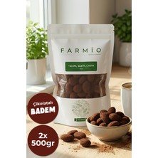 Farmio Çikolata Kaplı Badem 1kg - Sütlü Çikolata Kaplı Kakaolu Draje