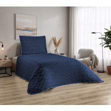 D'niss Home Zikzak Desenli 2 Parça Tek Kişilik Yatak Örtüsü