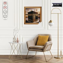Akıllı Kağıt Kabe Tablo - Poster Dini (Model- 7)