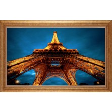 Giyense Altın Çerçeveli Paspartulu Manzara Tablo N1158