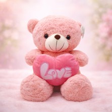 Nunu Sevgililer Günü Kalpli Peluş 50 Cm|  Sevgililer Günü Hediye&dekoratif|büyük Boy Peluş Oyuncak