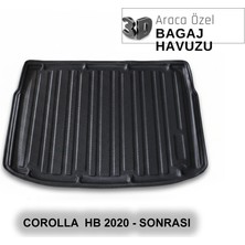 Elorcar Toyota Corolla  Hb 2020 - Sonrası 3D Bagaj Havuzu