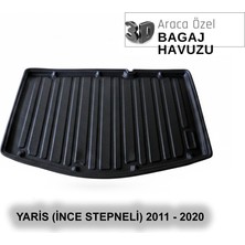 Elorcar Toyota Yaris (Ince Stepneli) 2011 - 2020 3D Bagaj Havuzu