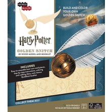 Insight Editions Incredibuilds: Harry Potter: Golden Snitch 3D Wood Model And Booklet