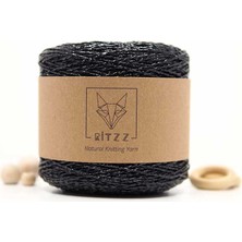 Ritzz Metalik Kağıt Ip // Piano Black