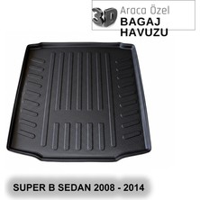 Elorcar Skoda Super B Sedan 2008 - 2014 3D Bagaj Havuzu