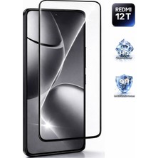 Tech&bello accessories Xiaomi Redmi 12T Ekran Koruyucu Cam Tam Kaplayan Anti Statik Çizilmeye Dayanıklı Tamperli