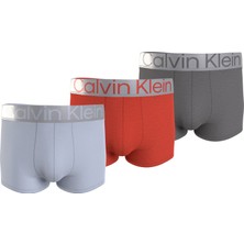 Calvin Klein Erkek Gri Calvin Klein Trunk 3pk Erkek Gri Boxer Set