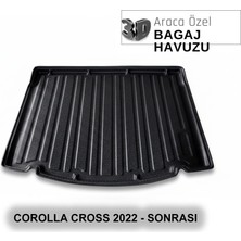 Elorcar Toyota Corolla Cross 2022 - Sonrası 3D Bagaj Havuzu