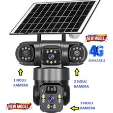 O-Kam 9095 12MP 10X Zoom Beyaz Güvenlik Kamerası Hareket Algılama ve Su Geçirmez Özellikleriyle