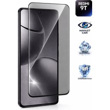 Tech&bello accessories Redmi 9t Hayalet Ekran Koruyucu Cam Tam Kaplayan Anti Statik Çizilmeye Dayanıklı