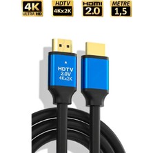 Hi-Link Hılink Hdtv 2.0 Premıum 1,5 Metre HDMI Kablo 4K Ultra Hd