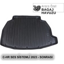 Elorcar Toyota C-Hr Ses Sistemli 2023 - Sonrası 3D Bagaj Havuzu