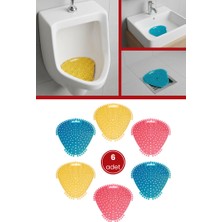 Flosoft 6 Adet Pismiss Üçgen Koku Giderici, Pisuvar Lavabo Banyo Gider Süzgeci Kir Leke Tutmaz 30 Gün Etkili