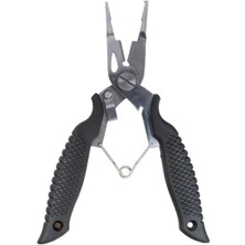 Ryuji Mini 14CM Teflon Kaplama Halka Açıcı Balıkçı Pensesi Siyah