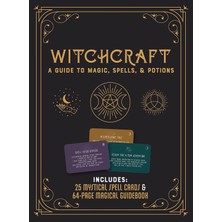 Chartwell Books Witchcraft Kit: A Guide To Magic, Spells, And Potions - Includes: 25 Mystical Spell Cards And 64-Pag