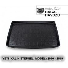Elorcar Skoda Yetı (Kalın Stepneli Model) 2010 - 2019 3D Bagaj Havuzu